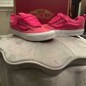 Vans Fuchsia Suede Sneakers